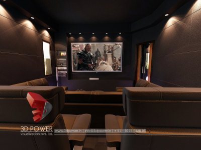 3D Interior Home Theater